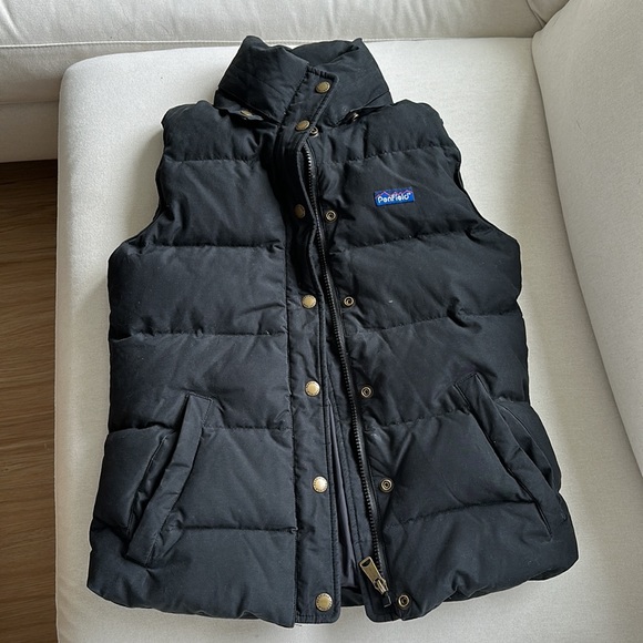 Penfield Jackets & Blazers - Penfield Down Black Vest with Removable Hood